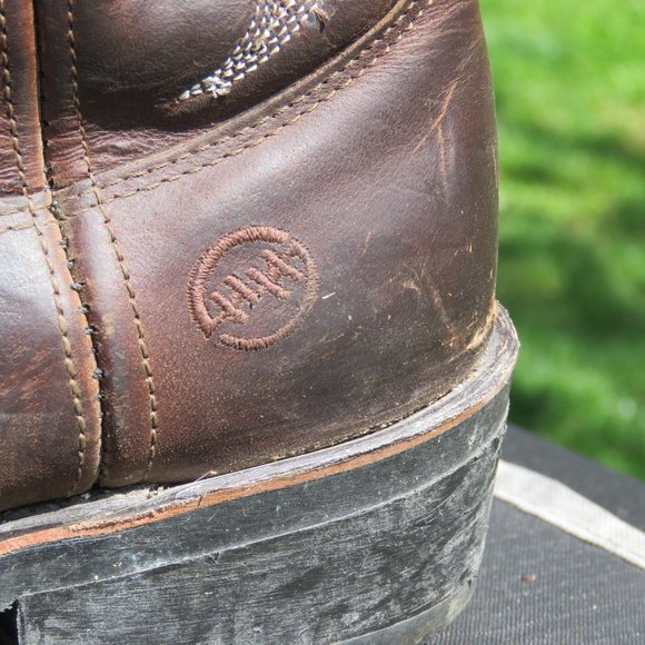 Double H 3282 men's western work boots sz8.5D - Picture 5 of 10